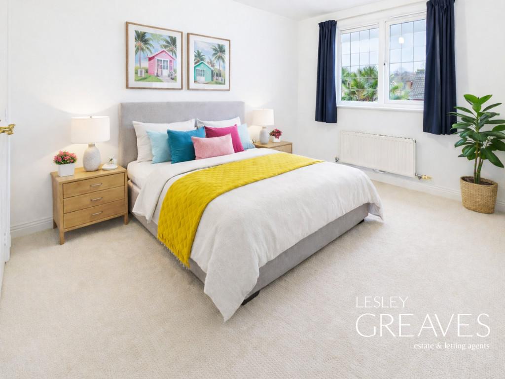 Virtually Staged Bedroom Three