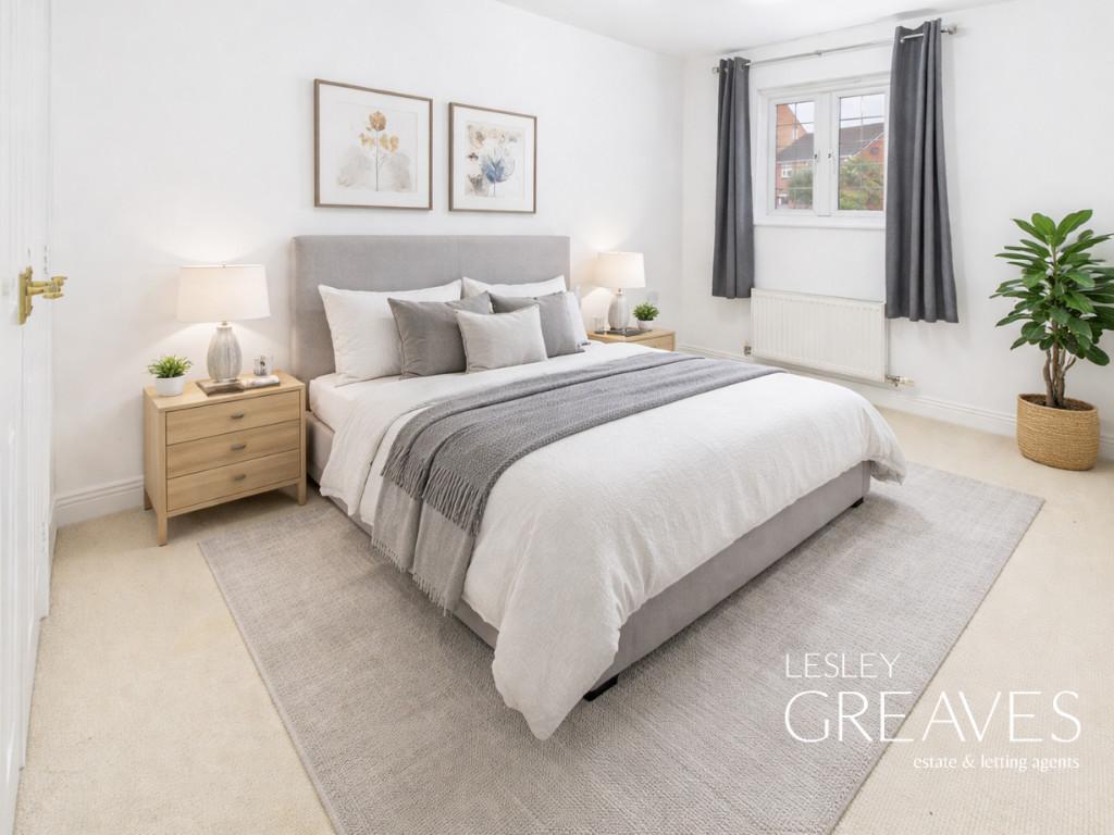Virtually Staged Bedroom Two
