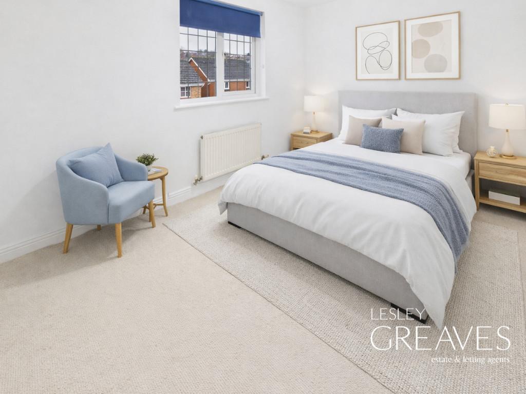 Virtually Staged Bedroom Four