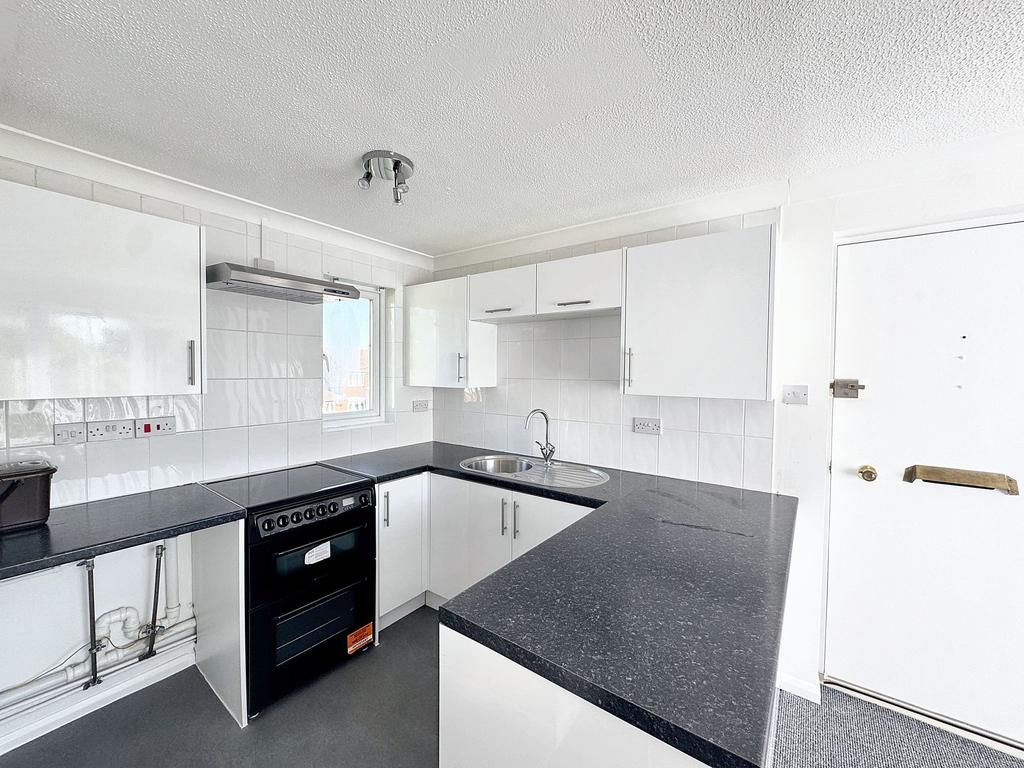 Open plan kitchen living area with eden may
