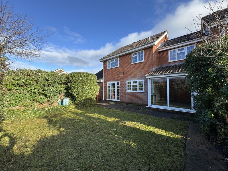 Rear of house