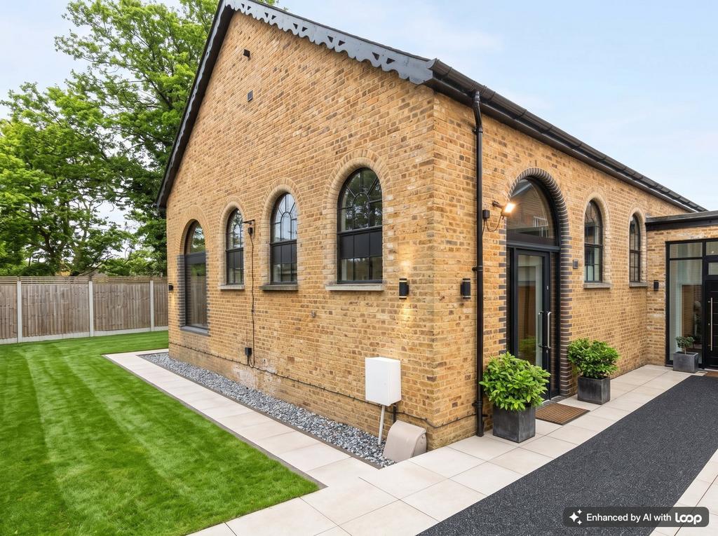 House exterior, garden