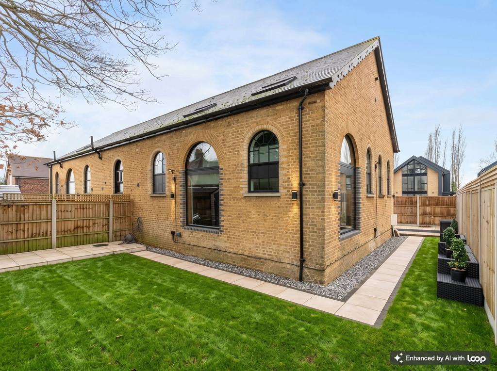 House exterior, garden