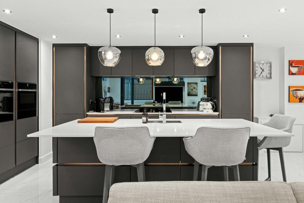 Kitchen, open plan living