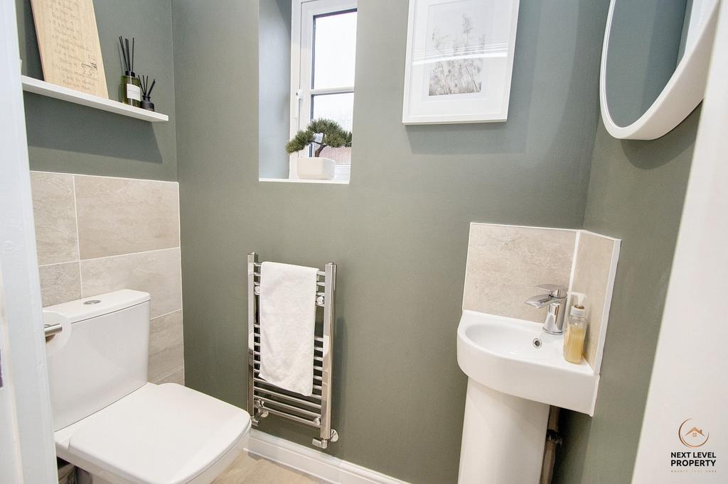 Ground floor cloakroom