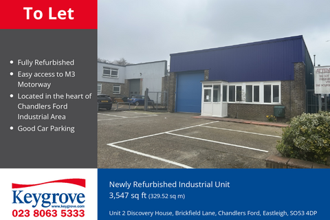 Industrial development to rent, Brickfield Ln Eastleigh SO53 4DP