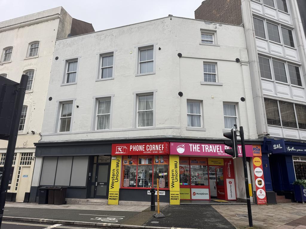 Front, whole block shown