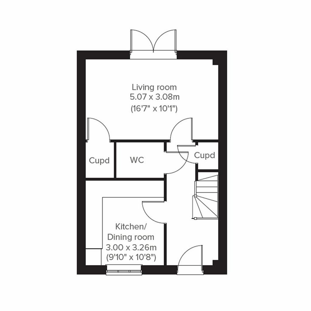 Ground floor floorplan
