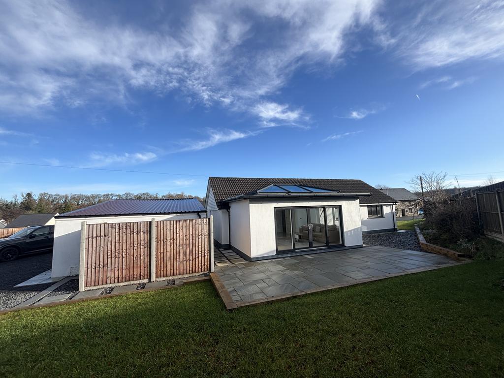 Rear of property