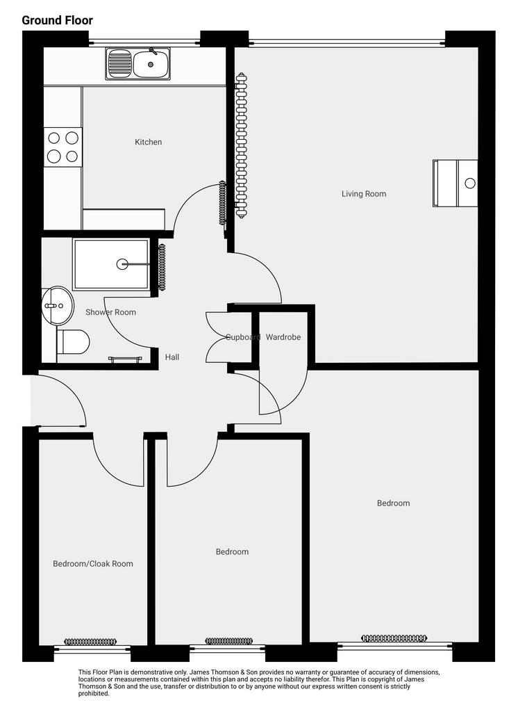 Floorplan - Moray Court, Auchtertool