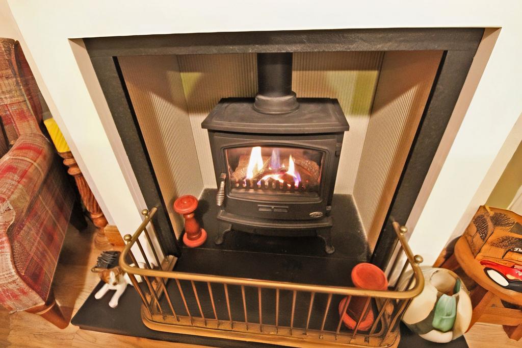 Kitchen/diner gas fire