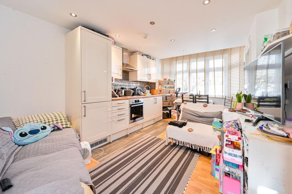 Open-plan living area, open plan living