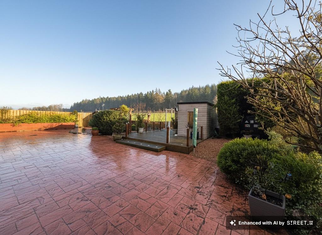 Rear garden