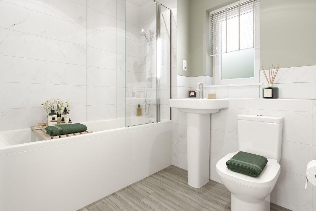 Typical family bathroom