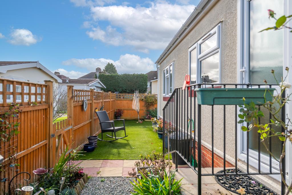 Rear of property