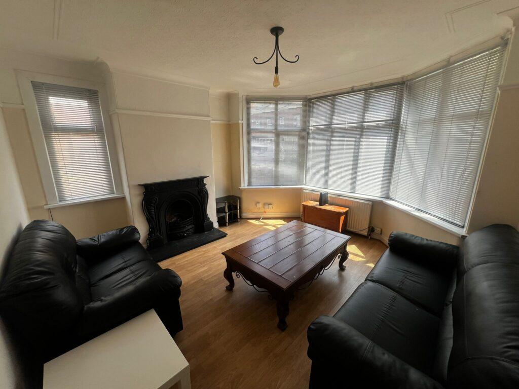 Living room, fireplace