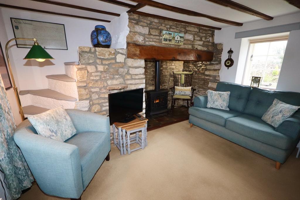 Sitting room with inglenook fireplace