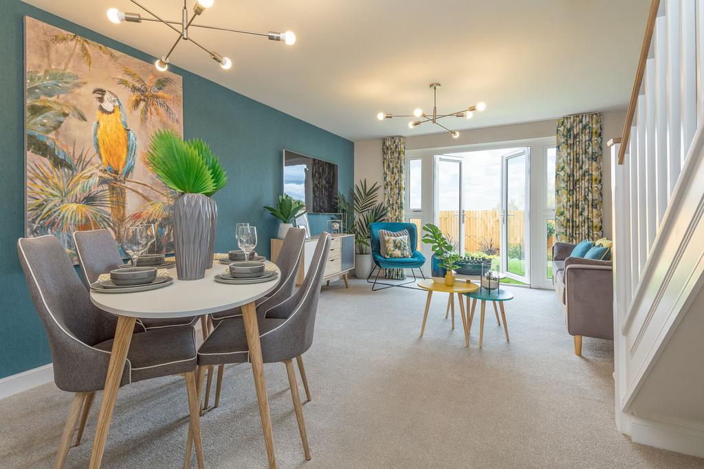Living and dining room