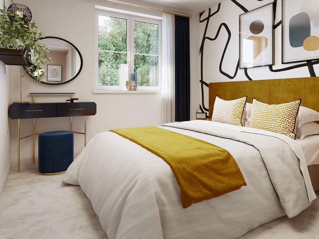Image of bedroom in 4 bedroom Glamis house type