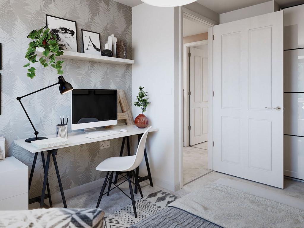 Image of bedroom in 4 bedroom Glamis house type