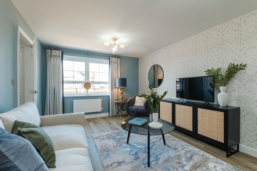 Interior view of the lounge in our 4 bed...