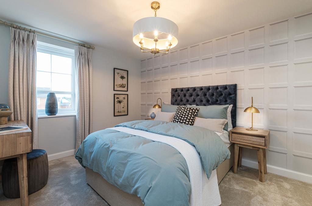 Interior view of bed 2 in our 4 bed Radleigh home