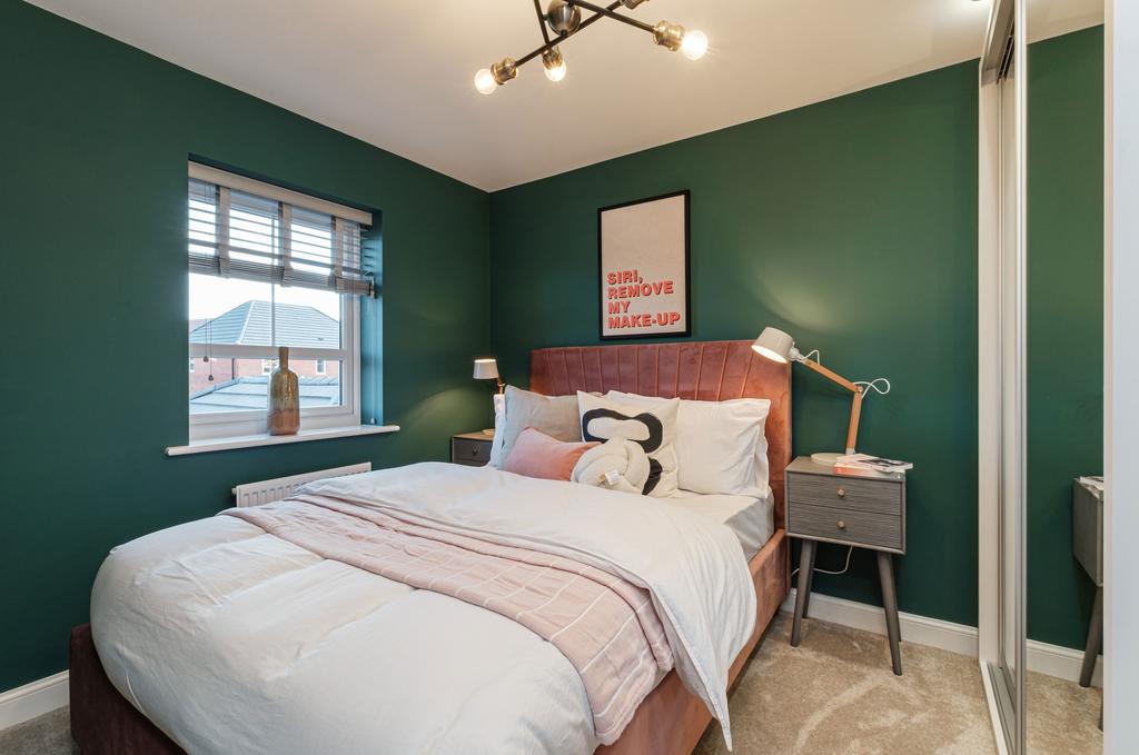Interior view of bed 3 in our 4 bed Radleigh home