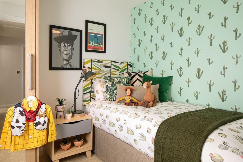 Single bedroom in the Alderney 4 bedroom home