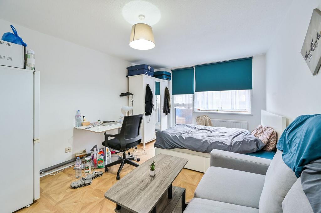 Studio apartment interior, studio