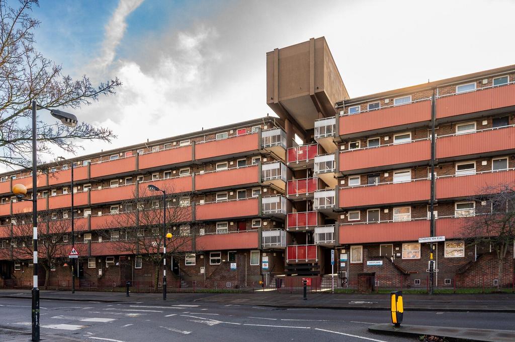 Apartment building facade, block of apartments