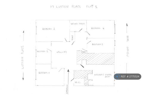 5 bedroom flat to rent, Lutton Place, Edinburgh, EH8