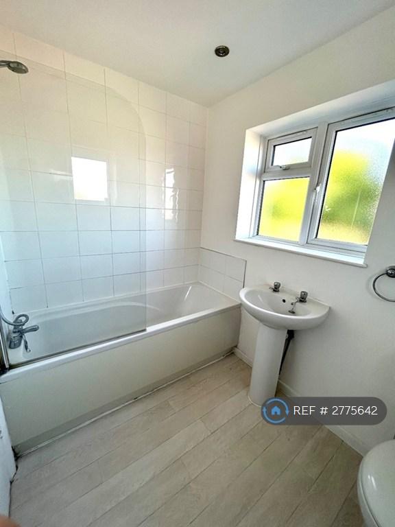 Main Bathroom: Shower Over Bath