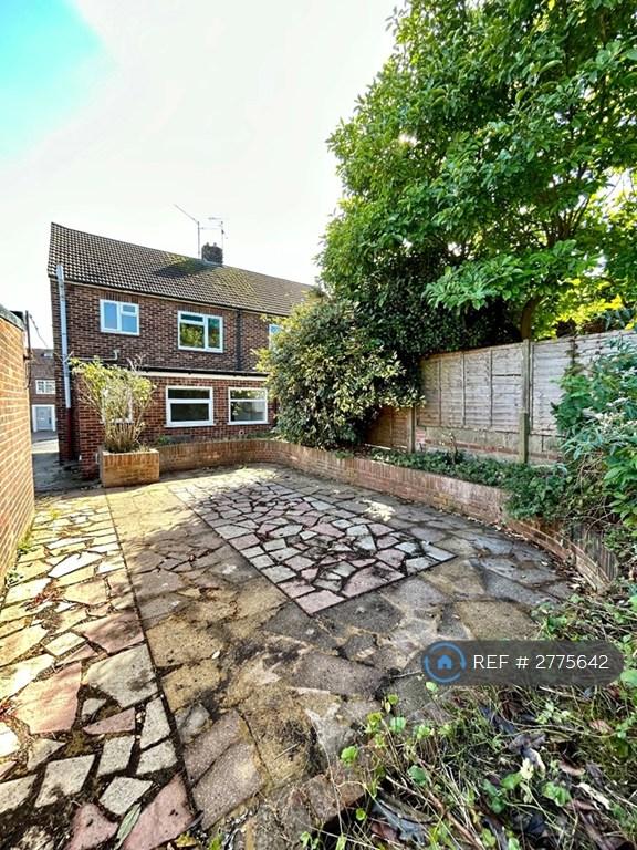 Large Rear Garden With Separate Secure Garage