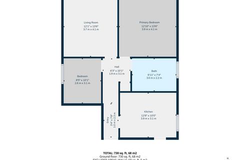 2 bedroom apartment to rent, Great North Road, East Finchley, London N2