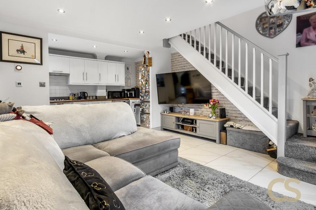 Open-plan living area, open plan living