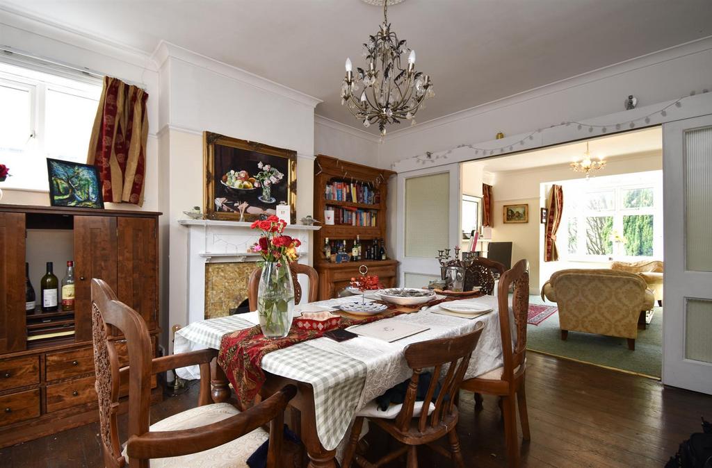 Dining room & living room