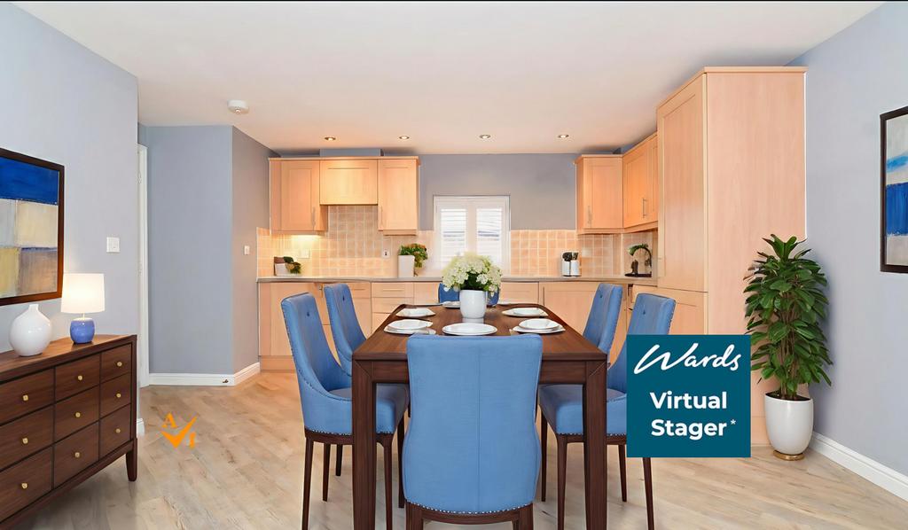 Kitchen/Dining/Living Area (Contemporary Style)