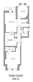 2 bedroom apartment to rent, Wilmington Gardens, Eastbourne BN21