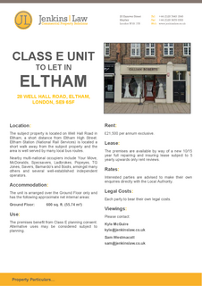 Convenience store to rent, 28 Well Hall Rd London SE9 6SF
