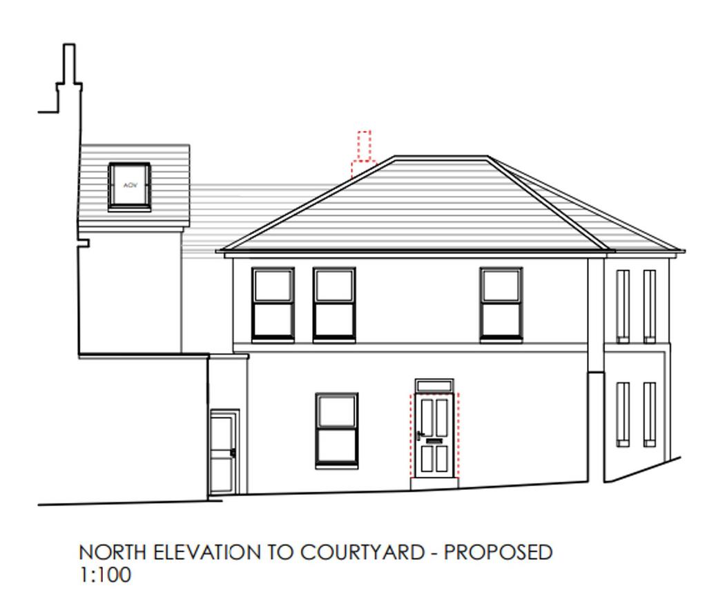 Elevation To North Courtyard
