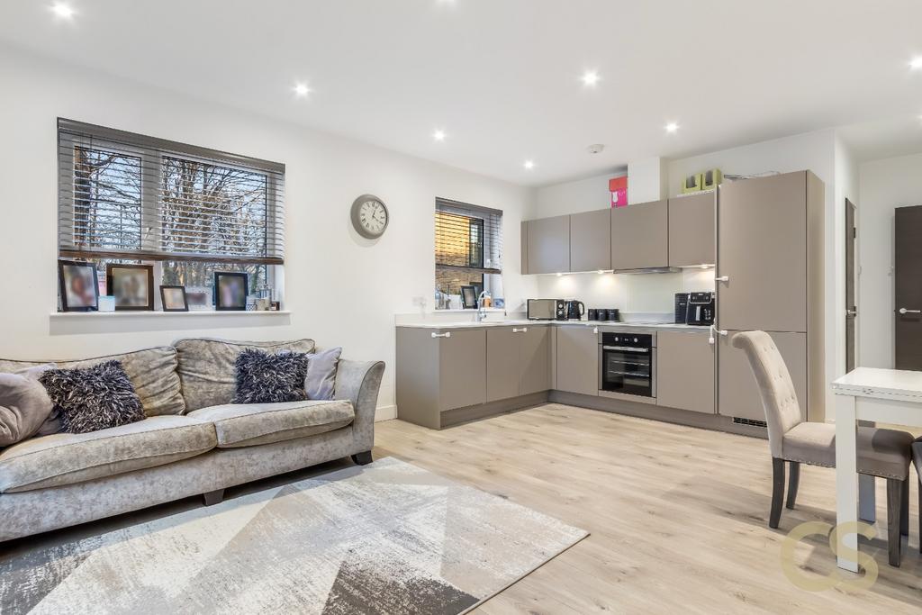 Open-plan living area, open plan living