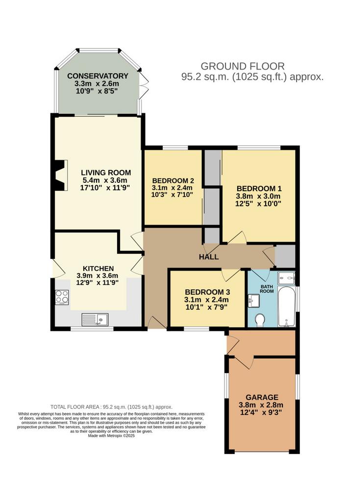 Three-Bedroom Detached Bungalow