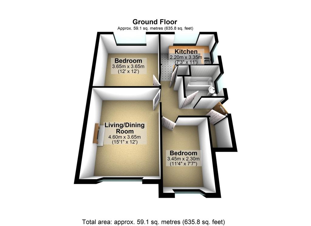 Floor plan 3 d