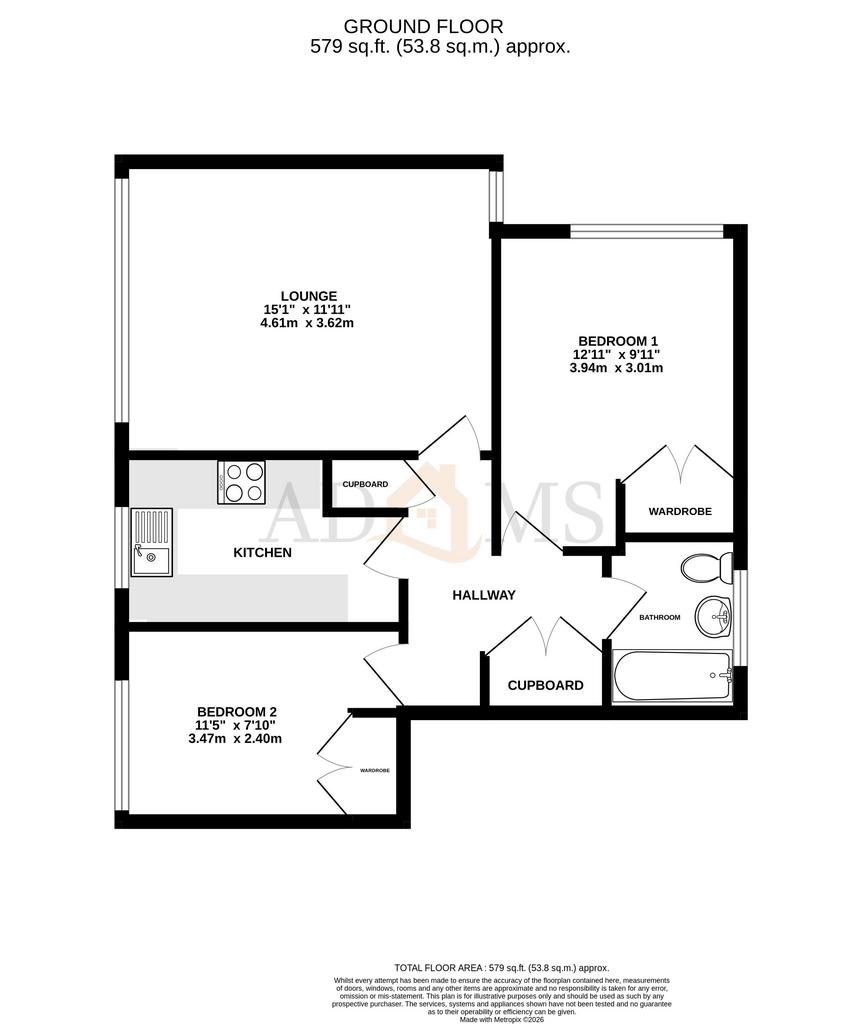 Floor Plan - FLat 26