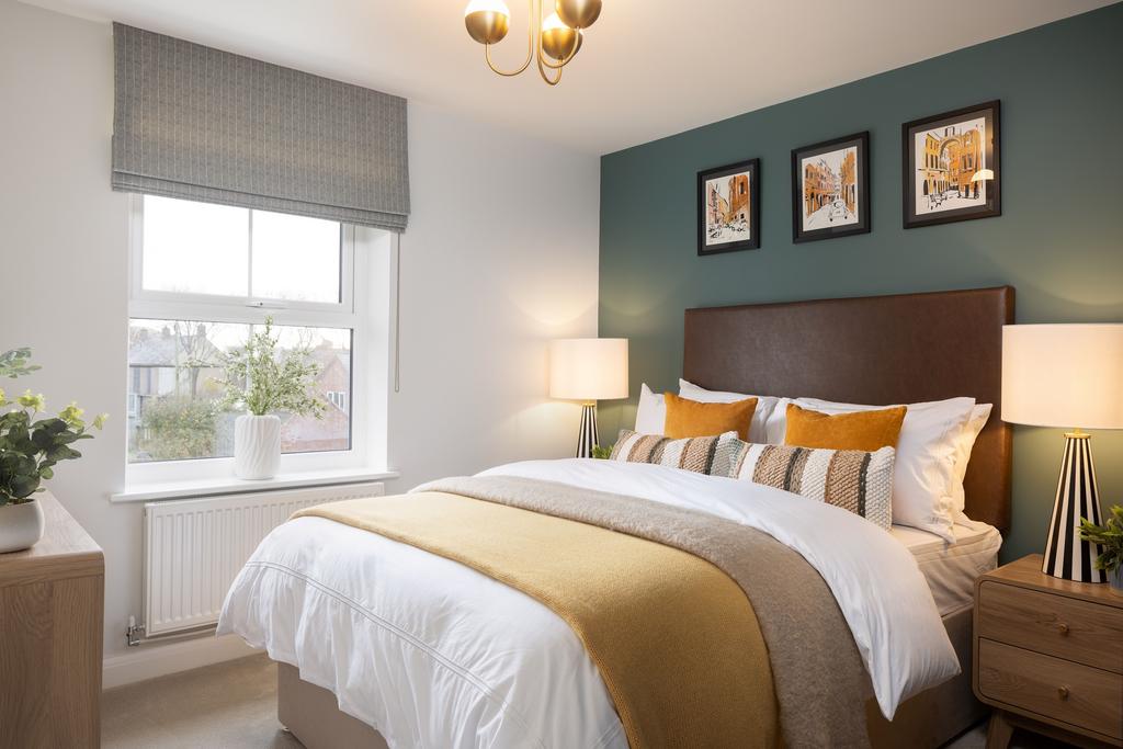 Second bedroom in the Hadley 3 bedroom home