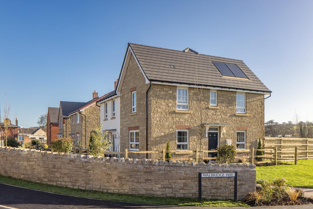 Outside view of the Moresby 3 bed home at...