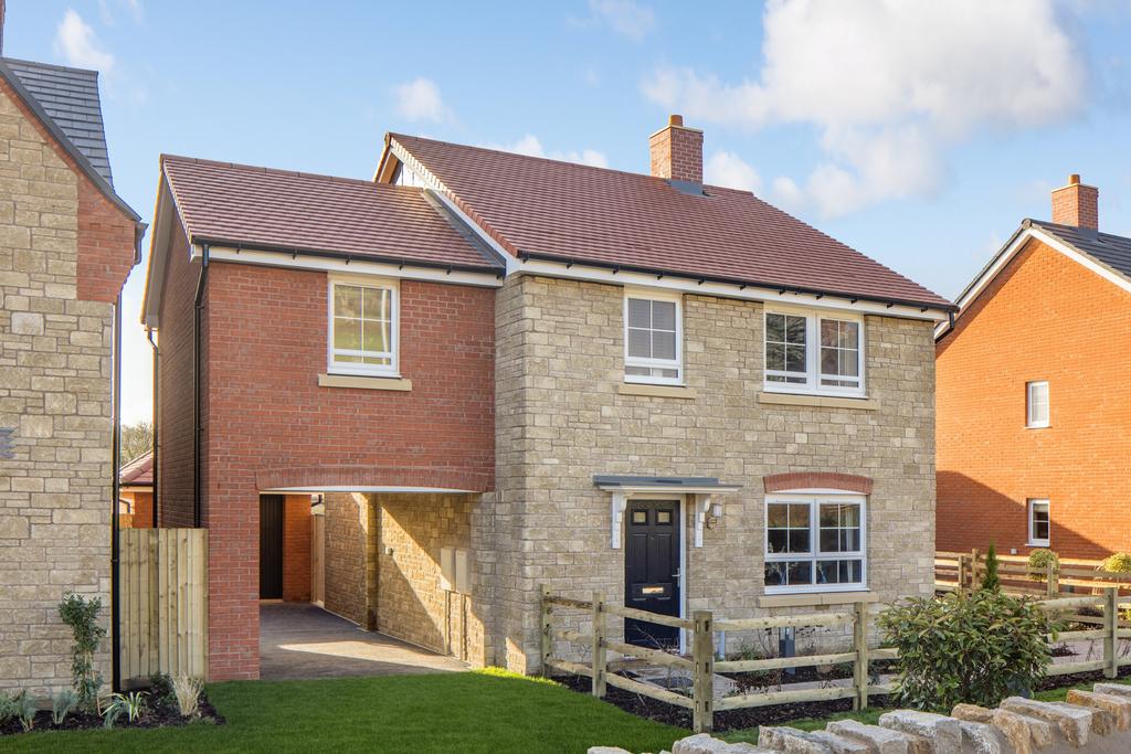 Outside view of the Milfield 4 bed home at...