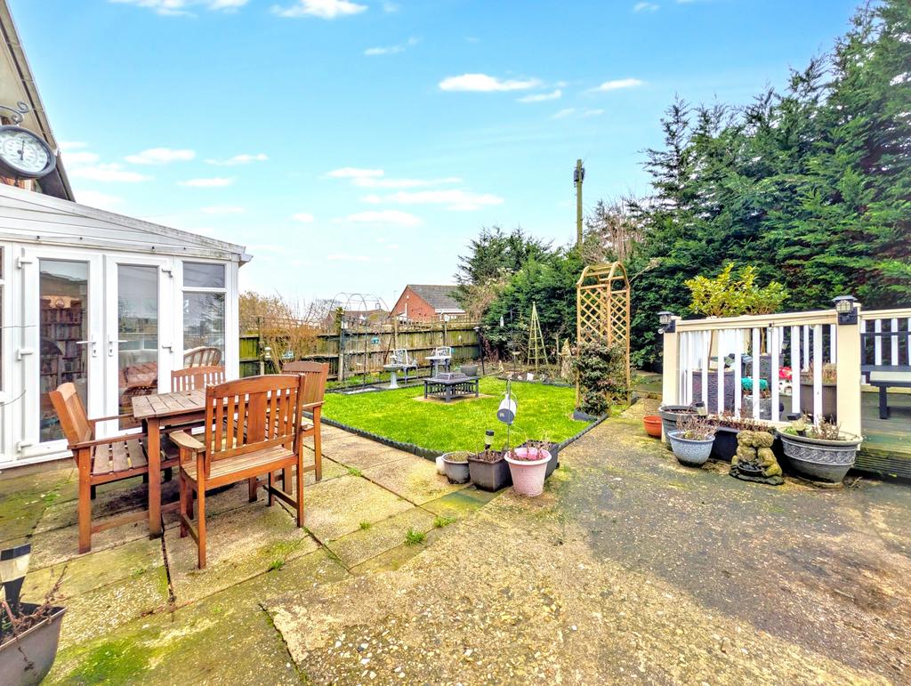 Rear garden