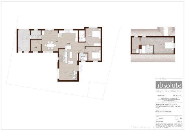 Plans that the vendor had drawn up.