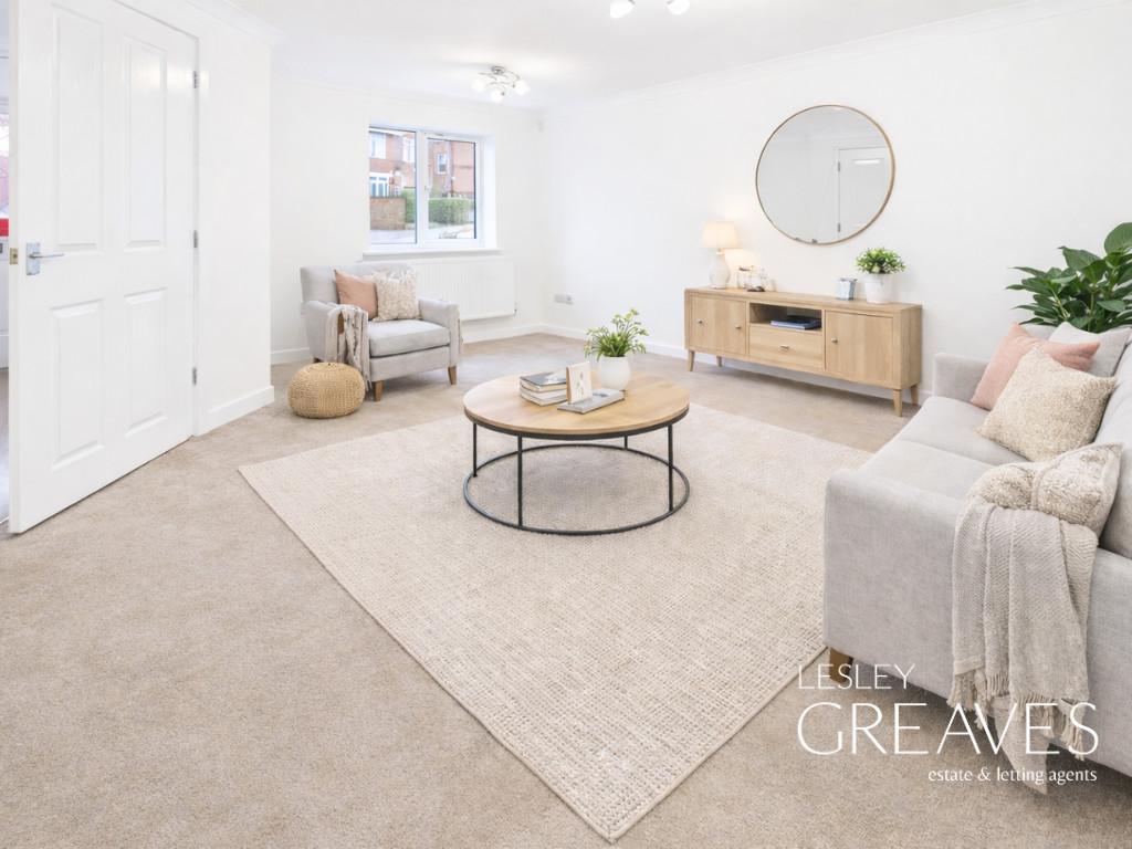 Virtually Staged Living Room
